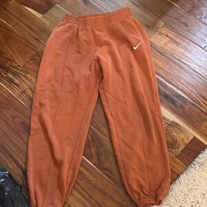 Nike women’s Burnt Orange Joggers